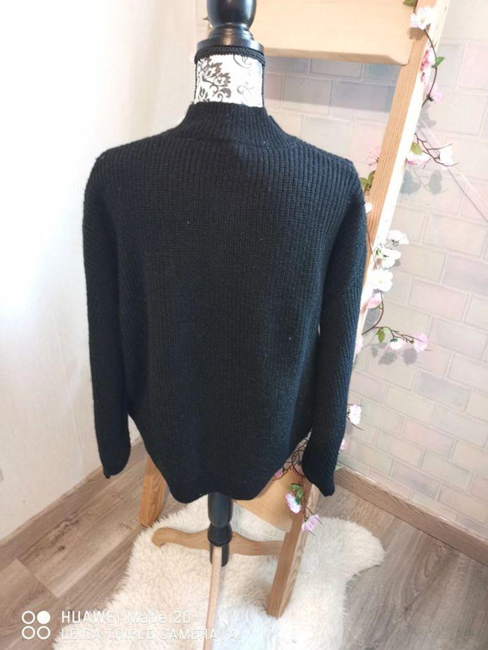 💕Jolie pull côtelé à sequins et col montant femme TXl / 42 liberto 💕 - photo numéro 2