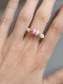 Jolie bague en perles