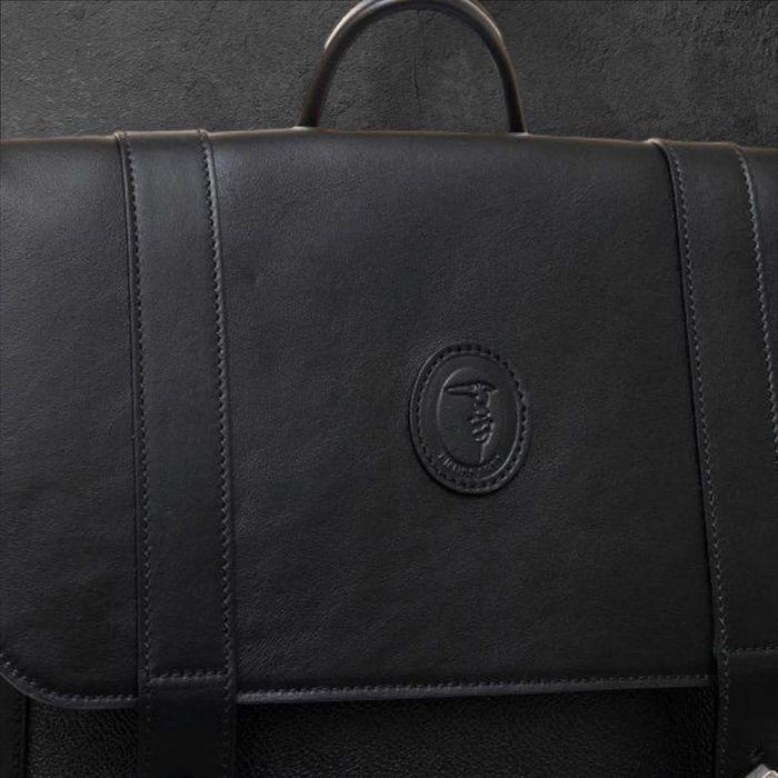 Sac à dos Monogramme Noir Trussardi Hommes - photo numéro 6