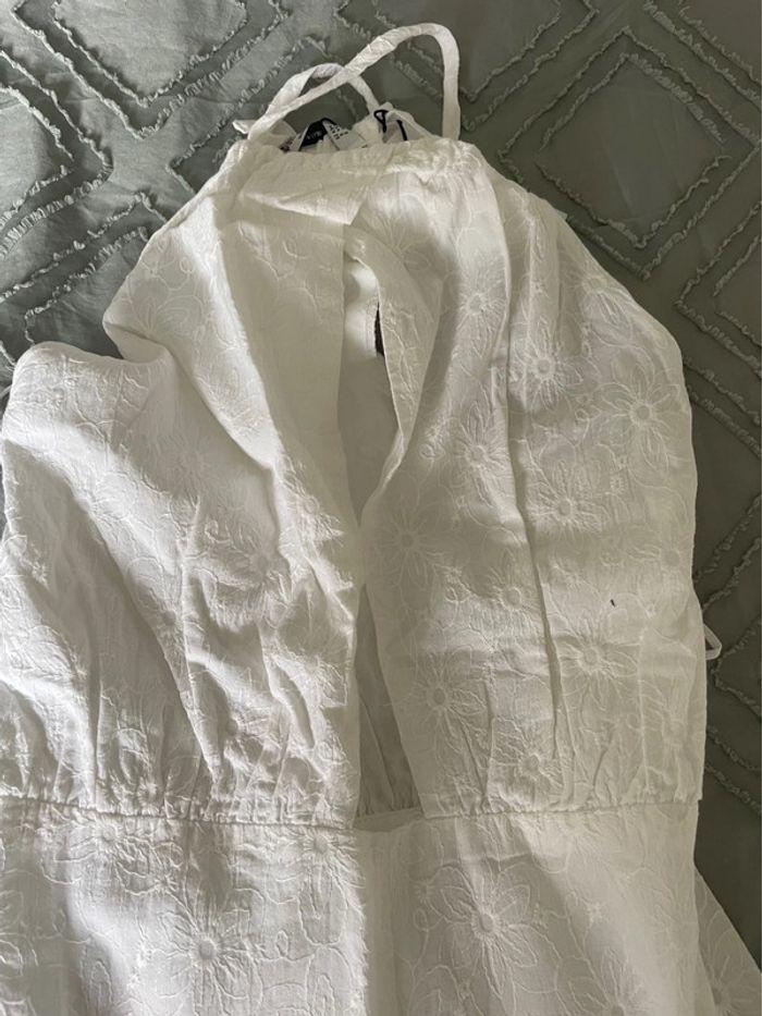 Combi blanche broderie anglaise - photo numéro 3