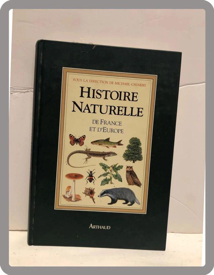 Livre nature Histoire naturelle illustrée de France et D’Europe - photo numéro 1