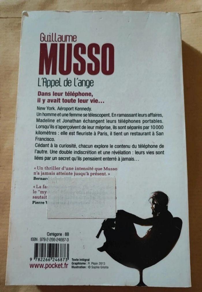 Livre " l'appel de l'ange" Guillaume Musso - photo numéro 2