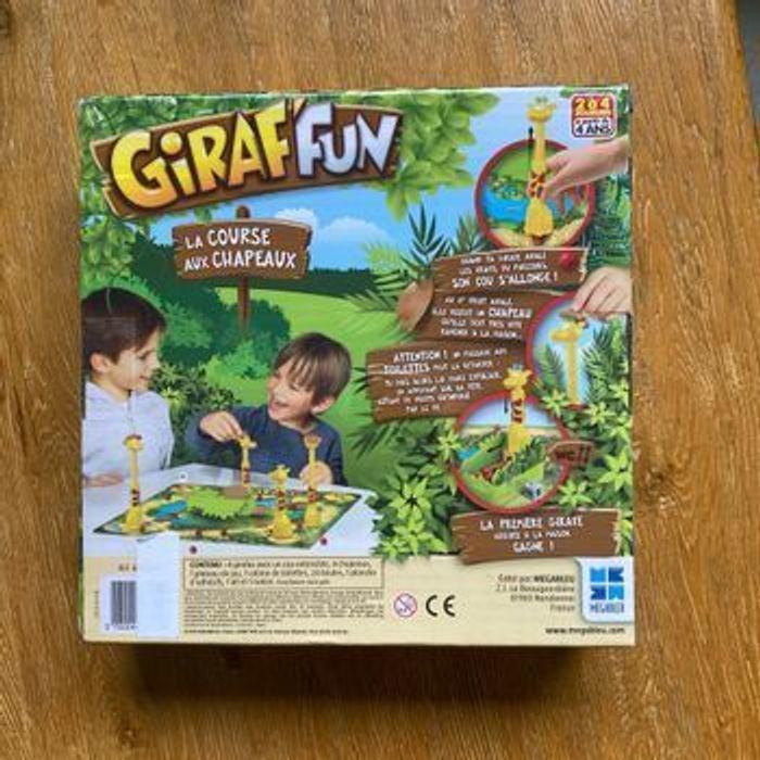 Jeu de société Giraf’fun la course aux chapeaux de Megableu - photo numéro 2