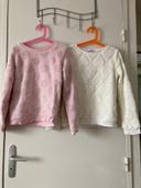 Lot de 2 Sweat doux manches longues La Halle