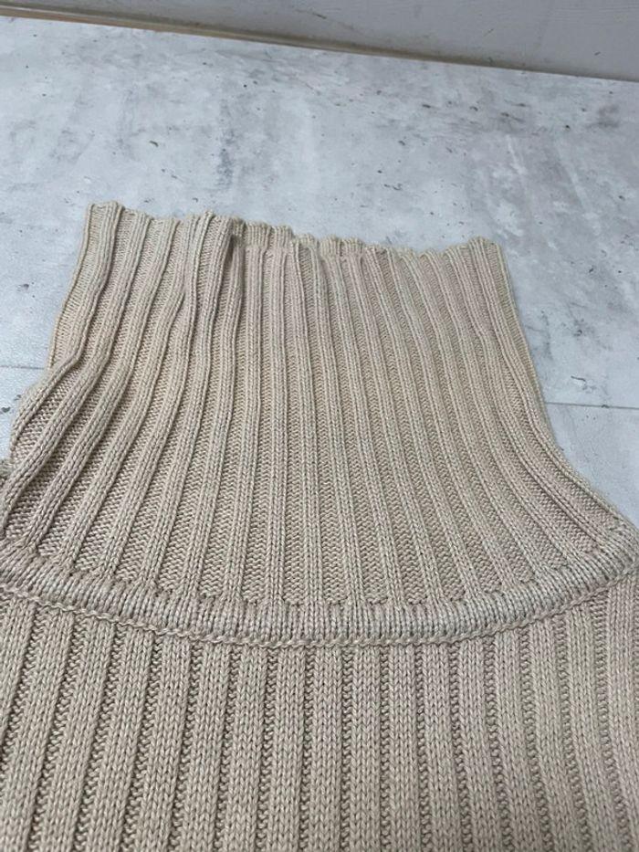 Pull col roulé beige homme - photo numéro 4