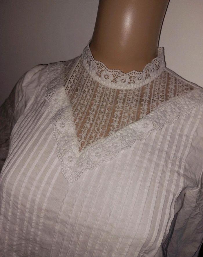 Blouse Pimkie (blanc), XS / 34 / 6 - photo numéro 2