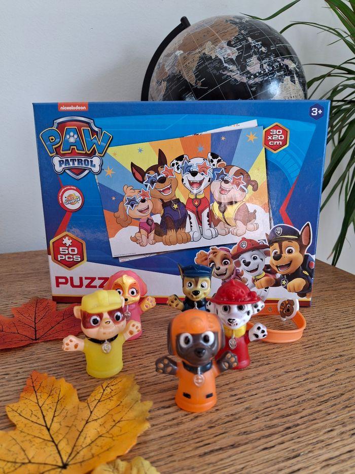 Puzzle et petites marionnettes paw patrol