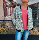 Blouson fleuri bohème Fairycore Y2k T 40