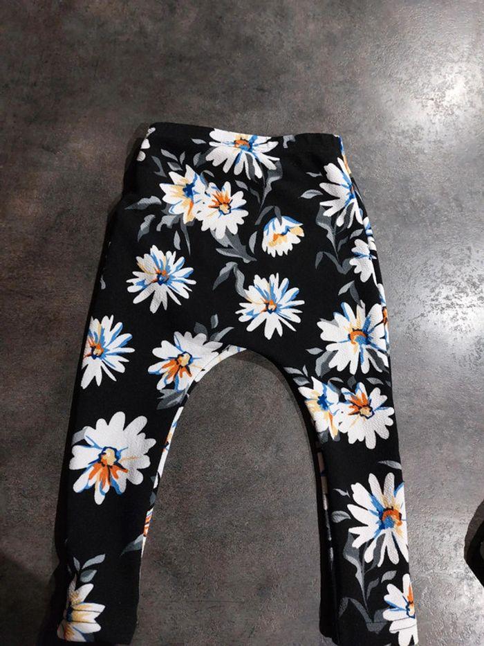 Pantalon fluide à fleurs 18-24 mois - photo numéro 3