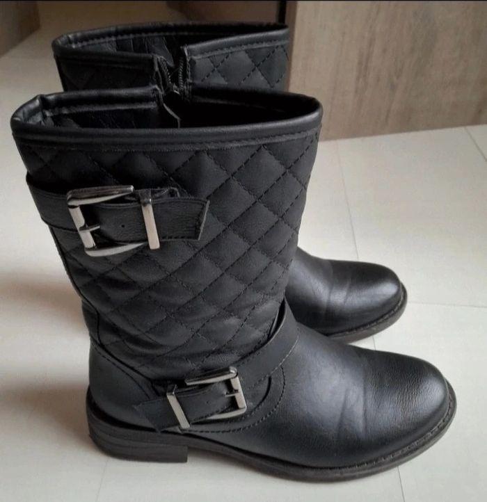 Bottines style  motard pointure 37 - photo numéro 2