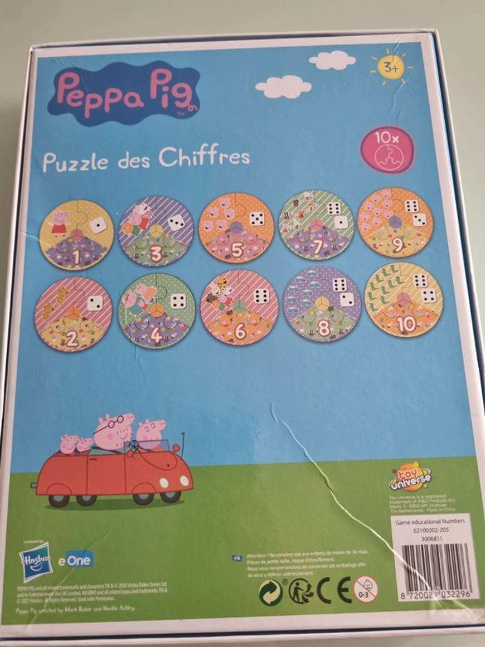 Puzzle des chiffres Peppa pig - photo numéro 3