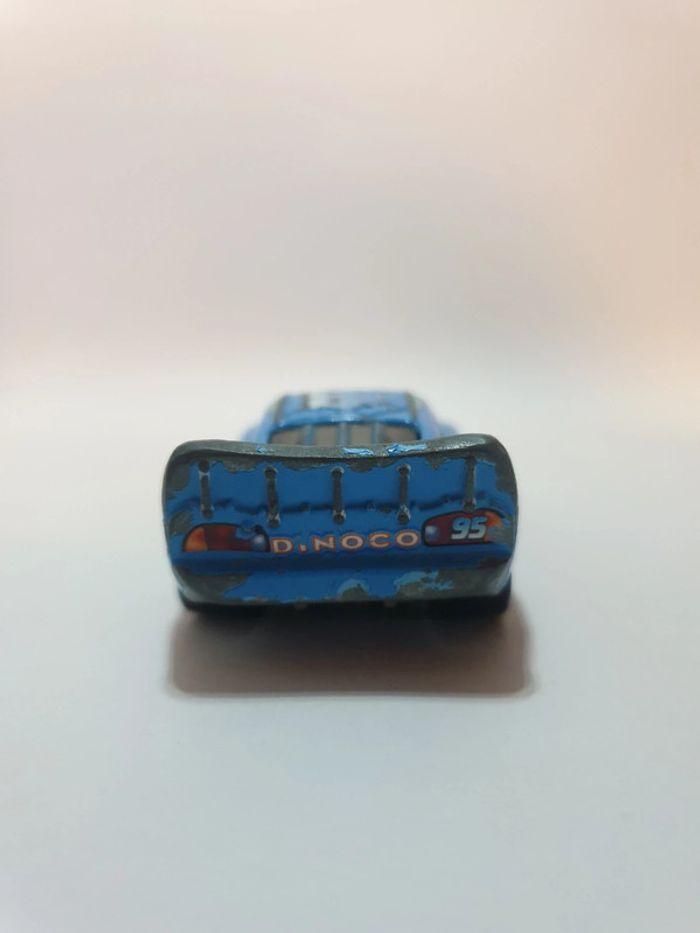 Voiture Cars Disney/Pixar Flash McQueen 95 Dinoco Bleu - 1/55 - photo numéro 8