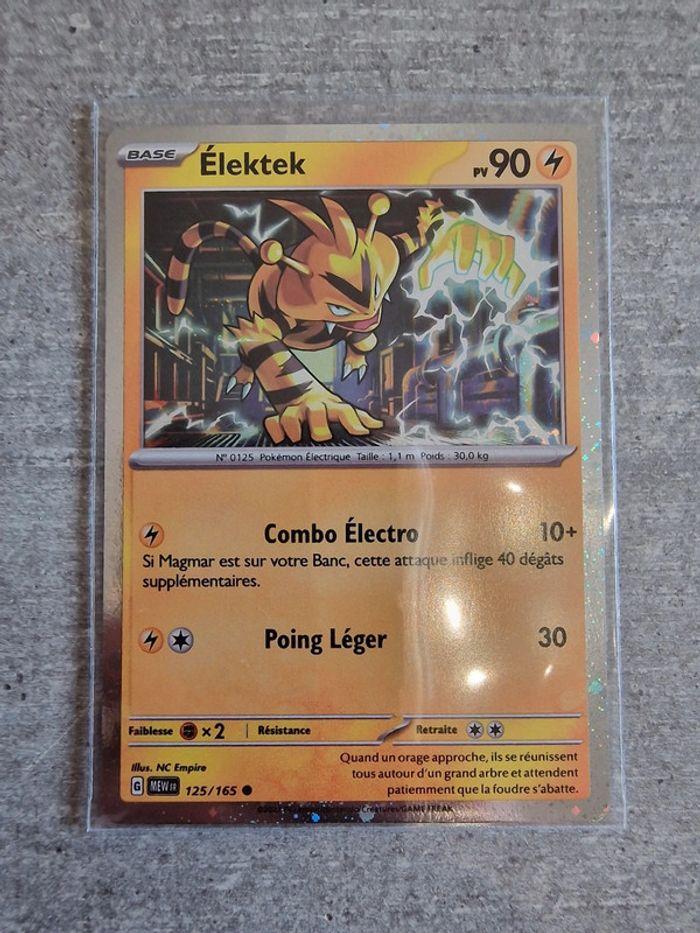 Carte Pokemon Élektek EV 151