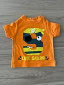 T-Shirt MC orange - 3 mois - kimadi