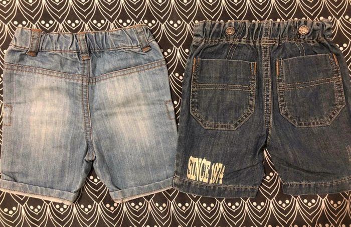 Lot de 2 short en jeans bébé garçon taille 6 mois ! - photo numéro 2