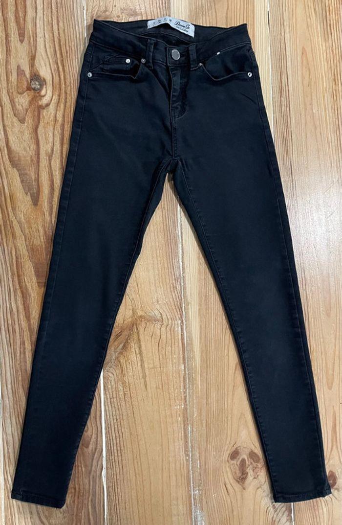 Jean slim noir Denim Co taille 34 - photo numéro 2