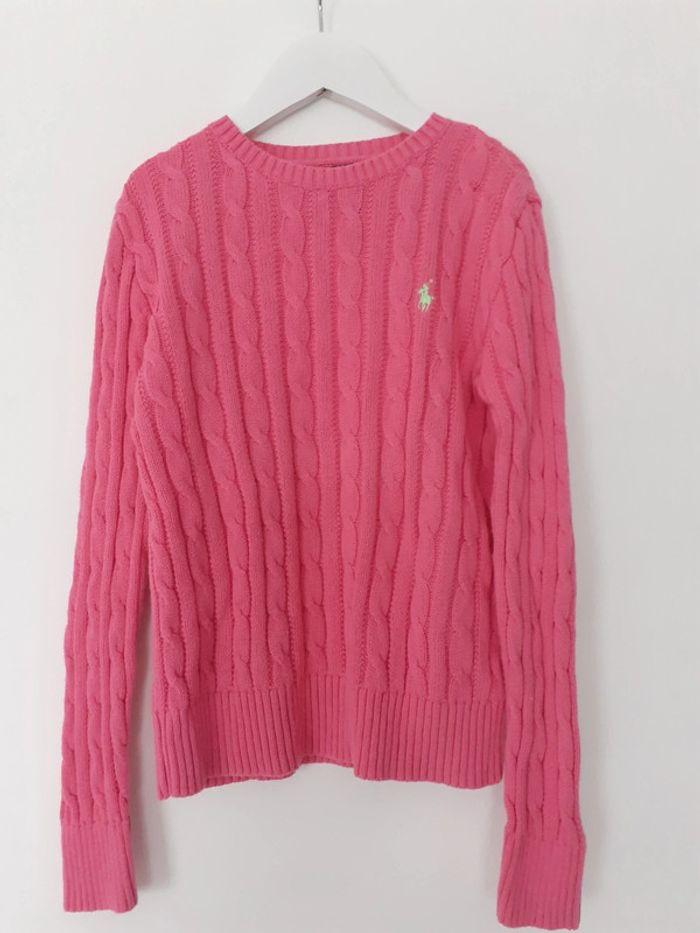 Pull fille rose 8 / 10 ans Ralph Lauren - photo numéro 1