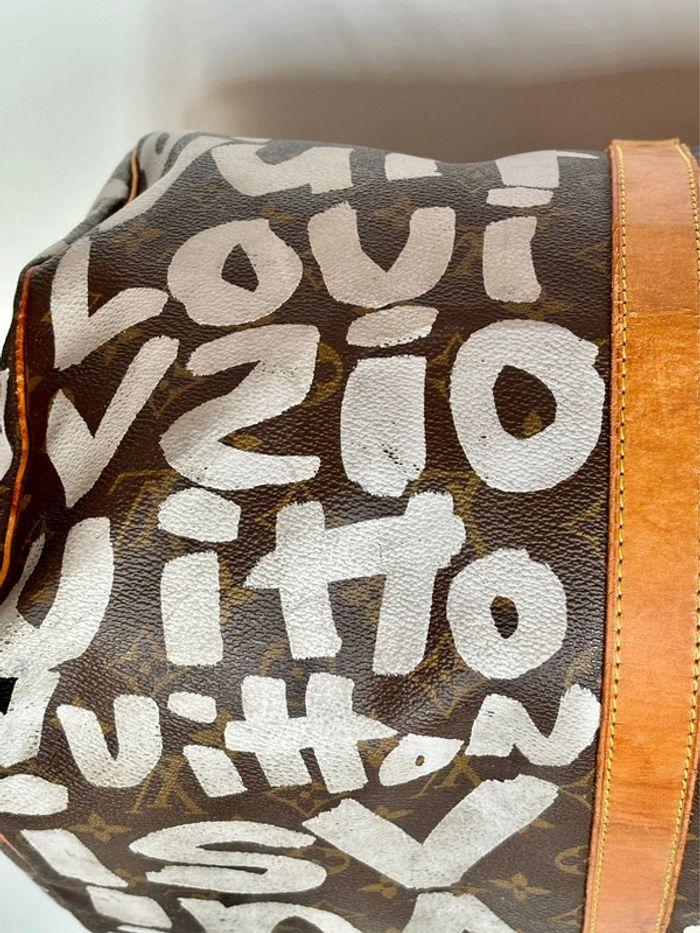 Louis Vuitton Vintage Édition Limitée Graffiti Keepall 50 - photo numéro 10