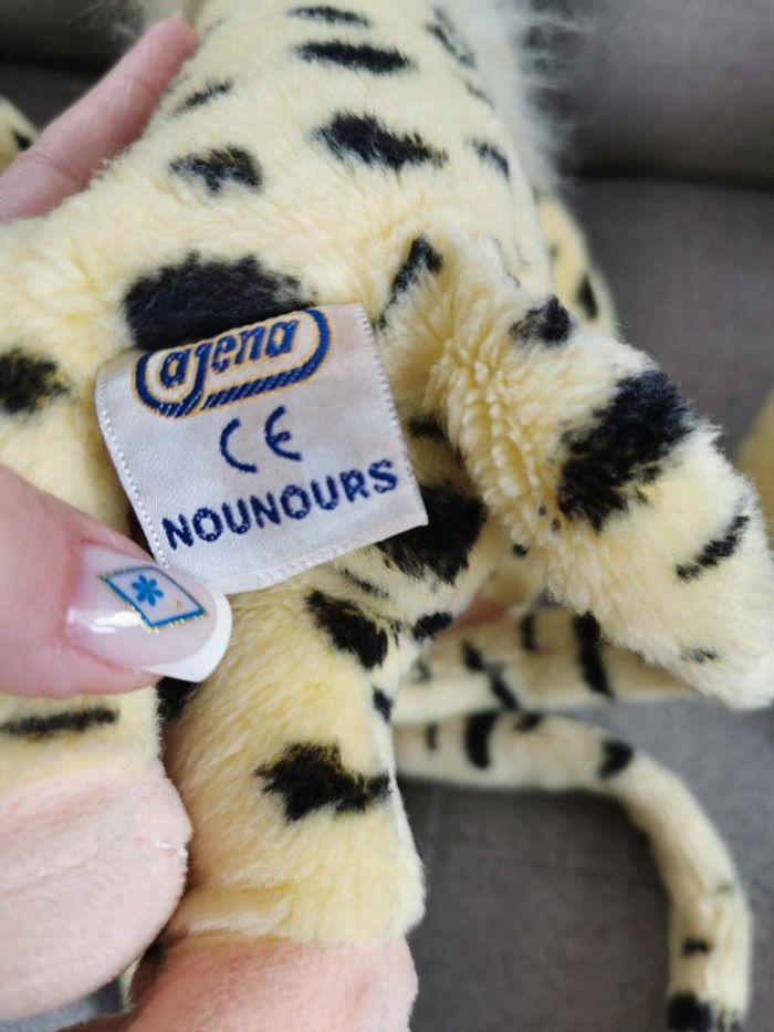 Lot de 4 peluches marsupilami ajena André Franquin jaune et noir à pois vintage - photo numéro 6