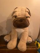 Chien peluche géant bulldog