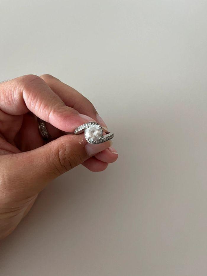 Bague en argent et zirconium - photo numéro 5