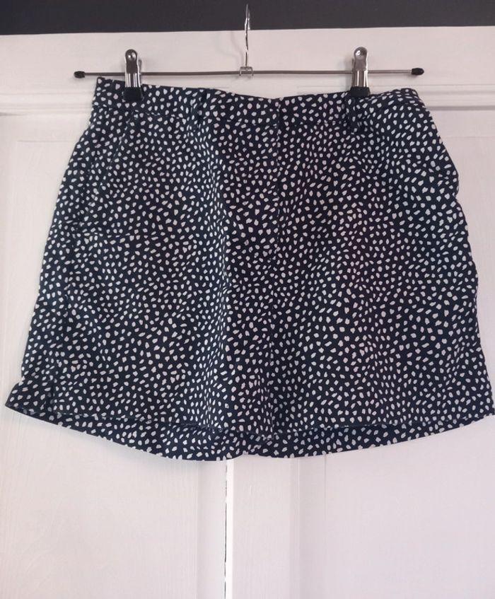 Short marine et motifs blancs 40 Camaïeu - photo numéro 4