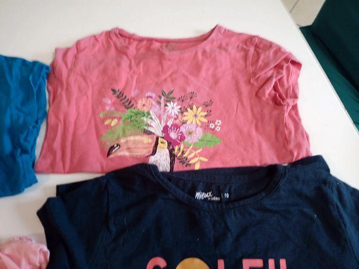 Lot de 8 t-shirts fille 10 ans et 1 gratuit be - photo numéro 6