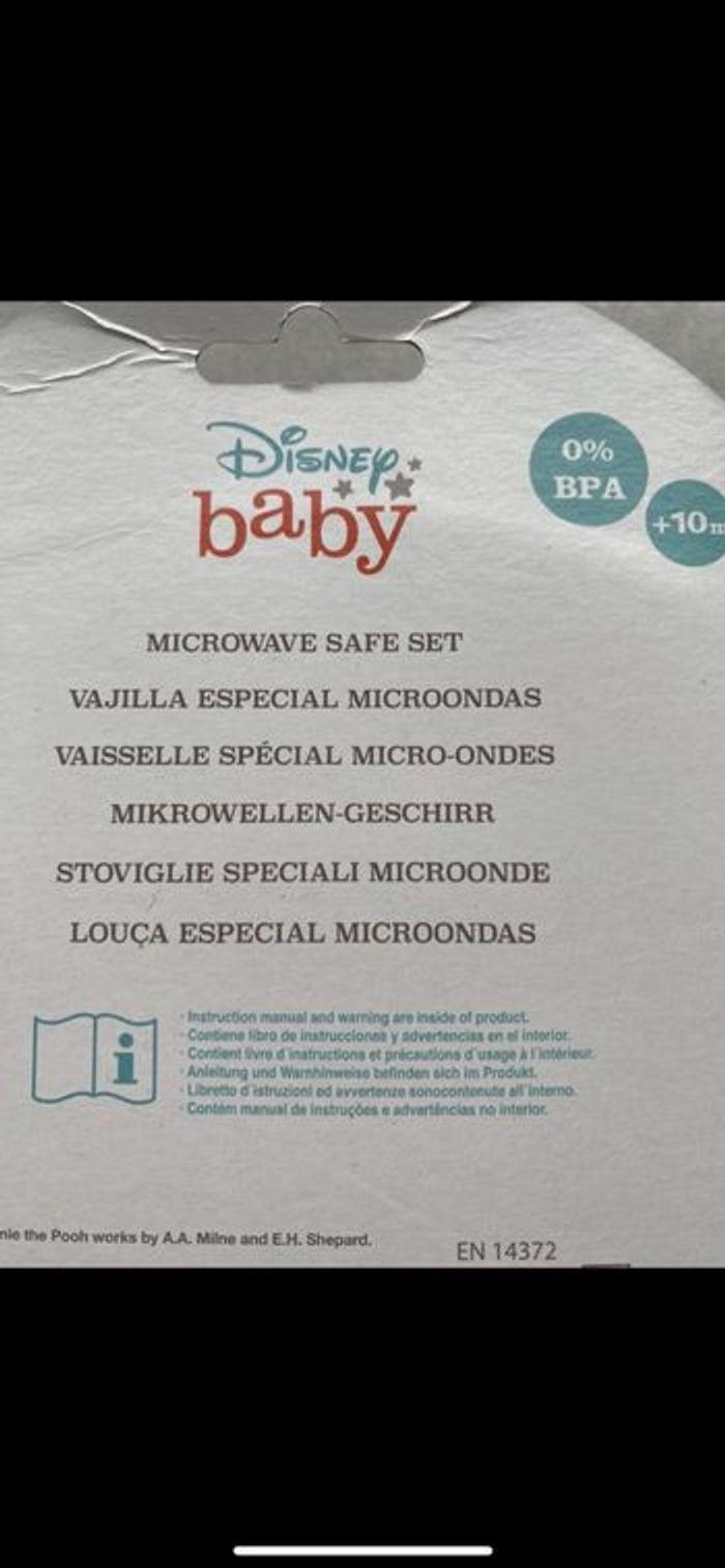 Assiette avec cuillère bébé Minnie Disney - photo numéro 10