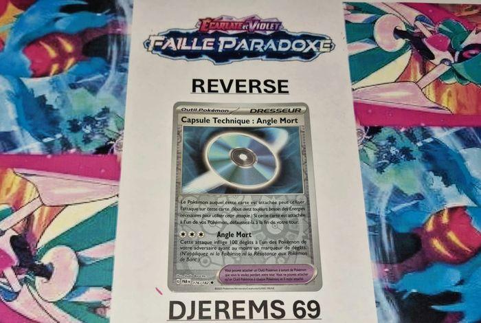 Carte Pokémon Capsule technique 176/182 EV04 Faille paradoxe PAR Neuf FR reverse