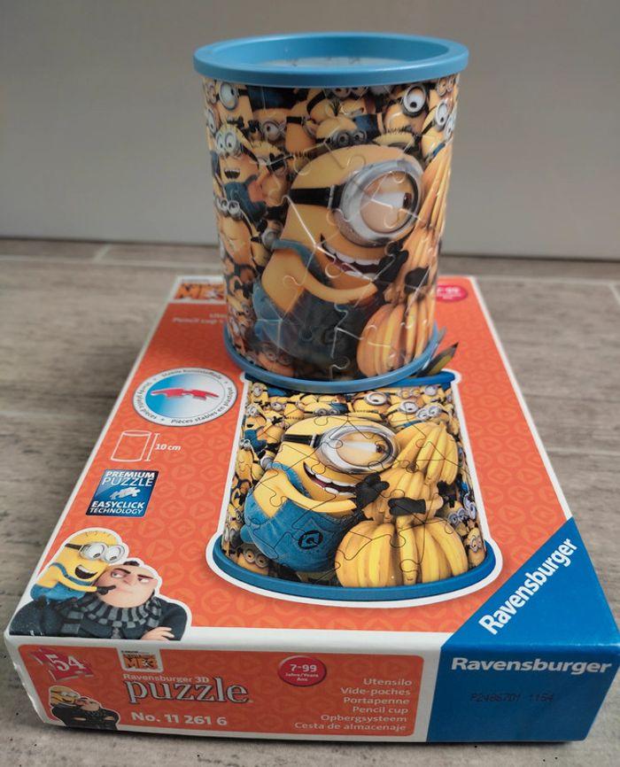 Pot à crayons puzzle 3D Ravensburger Minions - photo numéro 1