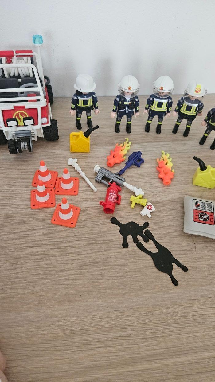 Lot playmobil pompiers - photo numéro 3