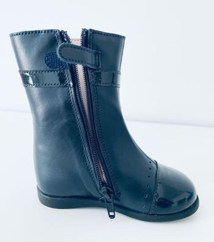 Bottes en cuir Jacadi, taille 21 - photo numéro 7