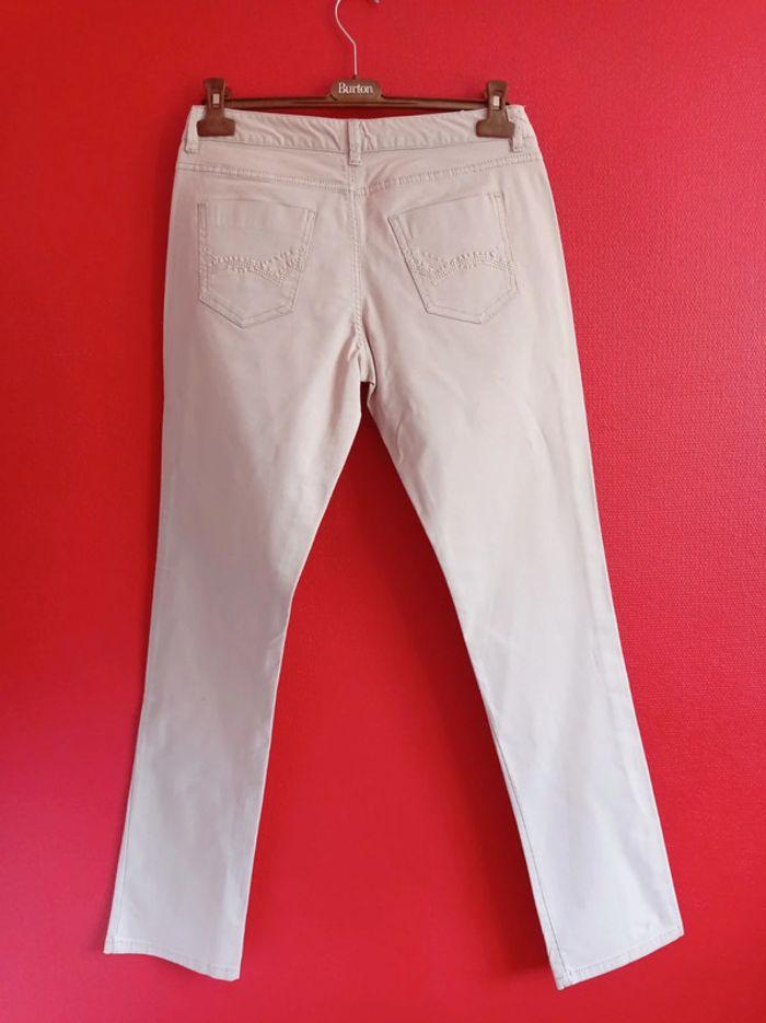 Pantalon Toile Taille 40 LH Crème - photo numéro 10