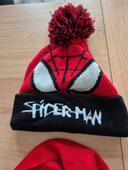 Bonnet et écharpe spiderman taille s m