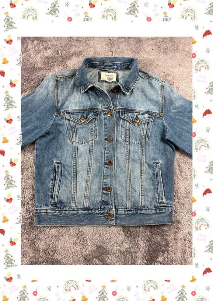 👕 Veste en Jeans vintage y2k Bleu Clair Taille M 👕 - photo numéro 6