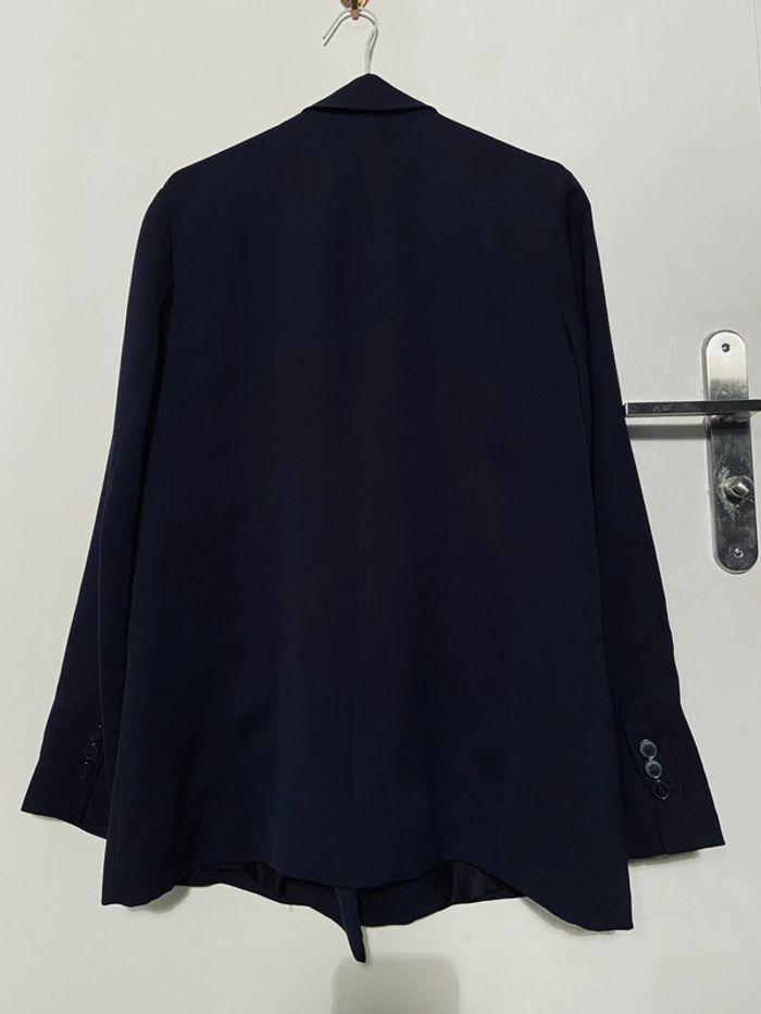 Blazer bleu marine Zara - Taille S - photo numéro 6