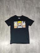 T-shirt Naruto Licence Naruto Shippuden Vintage Noir Taille M Homme