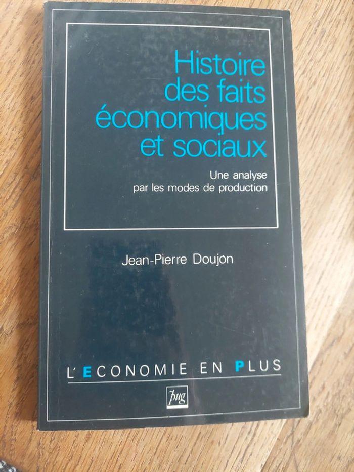 Histoire des faits économiques et sociaux - photo numéro 1