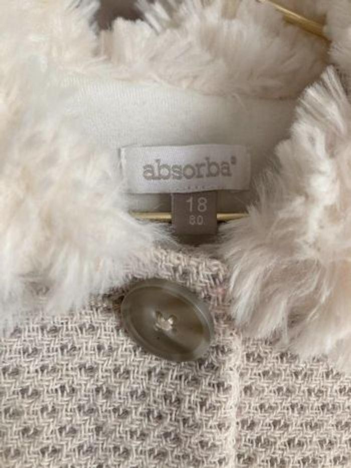 Absorba Joli manteau gris beige 18 mois - photo numéro 3