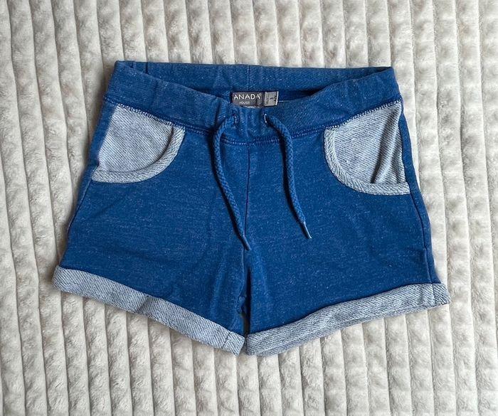 Short fille effet jeans, 3 ans - photo numéro 1