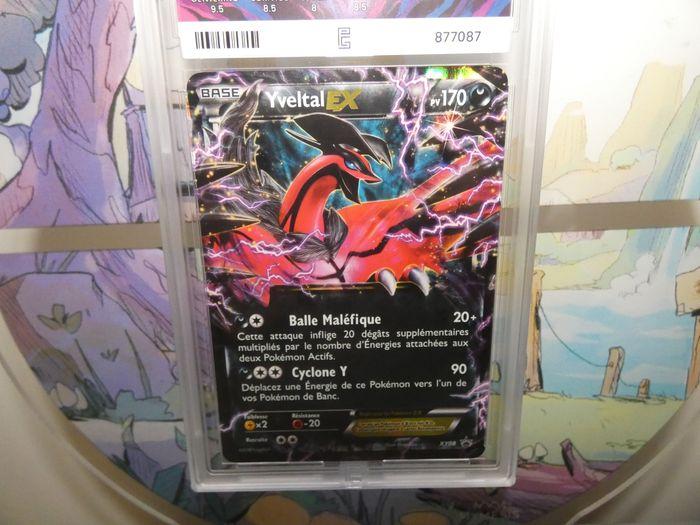 Carte pokémon yveltal ex xy08 pure grading 8 - photo numéro 2