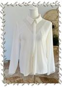 Blouse blanche dentelle Opullence