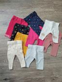 Lot legging 1 mois 9pieces