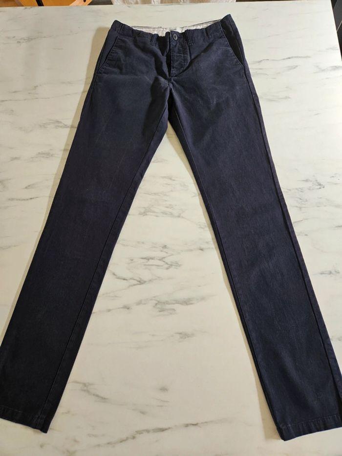 Jules pantalon bleu marine taille 36 - photo numéro 2