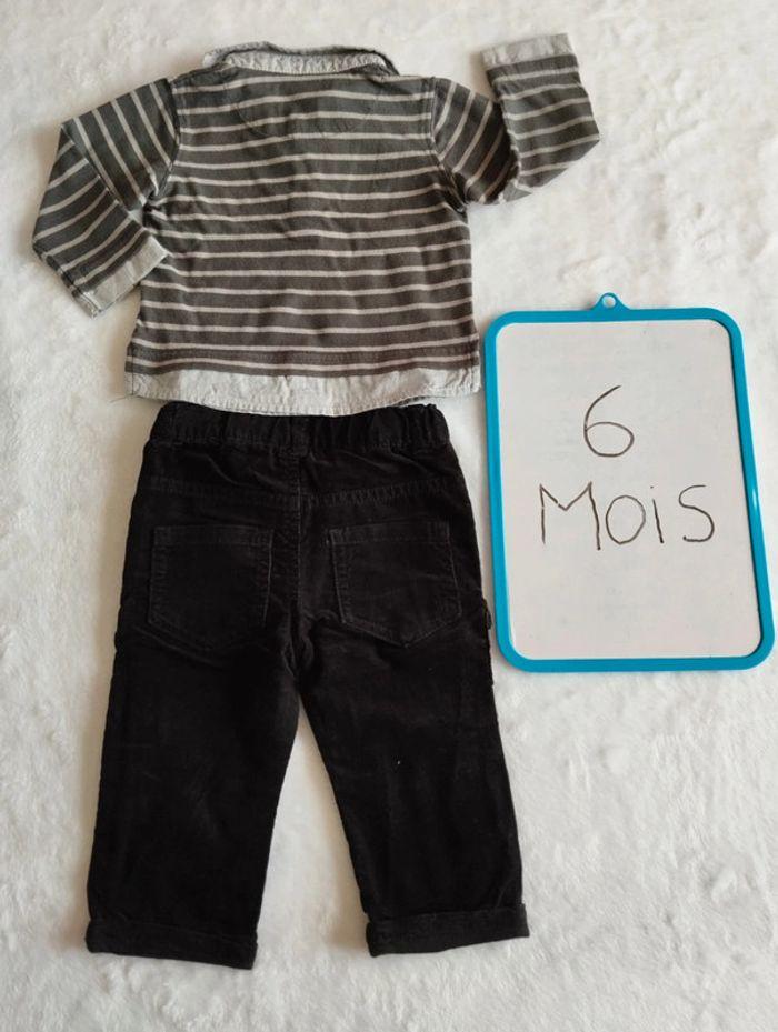 Ensemble Haut+ pantalon Taille 6 mois - photo numéro 4