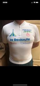 Maillot cyclisme vintage Santini Roubaix Mont Blanc taille xxl très bon état taille xxl