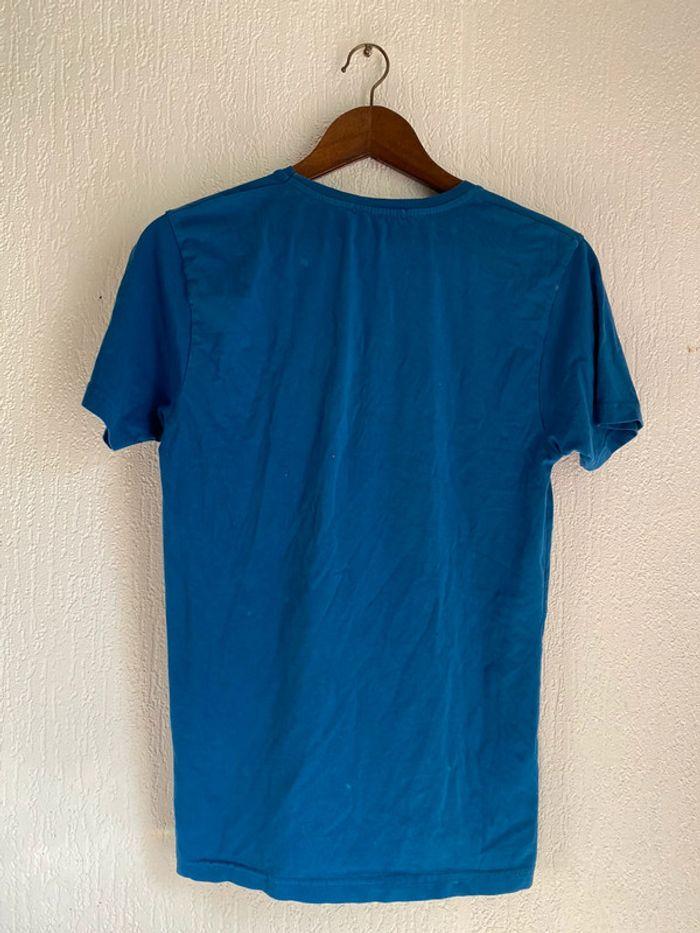 T-shirt Lacoste bleu taille l - photo numéro 5