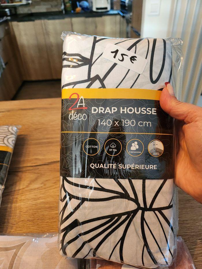 Drap housse 2 personne - photo numéro 4