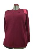 Pull fantaisie framboise Huang mode Taille XL