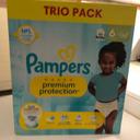 Pampers premium trio pack taille 6